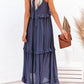 🌸Sommer Casual Ärmellos Riemchen Rückenfrei Volants Kleid