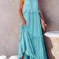 🌸Sommer Casual Ärmellos Riemchen Rückenfrei Volants Kleid