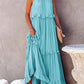 🌸Sommer Casual Ärmellos Riemchen Rückenfrei Volants Kleid