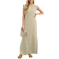 💞Was soll ich morgen anziehen?💥Damen Lockeres, Geteiltes, Faltenfreies Langarmkleid