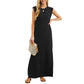 💞Was soll ich morgen anziehen?💥Damen Lockeres, Geteiltes, Faltenfreies Langarmkleid