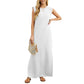 💞Was soll ich morgen anziehen?💥Damen Lockeres, Geteiltes, Faltenfreies Langarmkleid