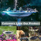 ✨Solarbetriebene schwimmende Fontäne, geeignet für Miniatur-Gartensprinkler, Steingärten und Teiche im Freien✨