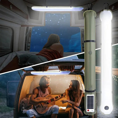 🌌 2026 Hit Produkte! 💡SOLAR/USB-CAMPINGLEUCHTE MIT MAGNETEN – IP66 Wasserdicht, 125g Leicht, Helle LED für Zelt & Notfall
