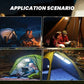 🌌 2026 Hit Produkte! 💡SOLAR/USB-CAMPINGLEUCHTE MIT MAGNETEN – IP66 Wasserdicht, 125g Leicht, Helle LED für Zelt & Notfall