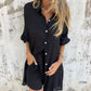 🔥HEISSER VERKAUF 49% RABATT🔥Zweiteiliges Set aus lässigem Langarmshirt und Shorts für Damen