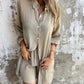 🔥HEISSER VERKAUF 49% RABATT🔥Zweiteiliges Set aus lässigem Langarmshirt und Shorts für Damen