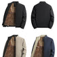 Herren Winterjacke mit Stehkragen und Reißverschluss