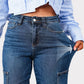 👖Maximal 50 % Rabatt!🏆High Rise Cargo Wide-Leg Stretch-Jeans für Damen