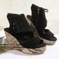 ⏳Begrenzte Zeit 50% Rabatt💥【EU 35-43】👡Damen-Sandalen mit offener Zehenpartie und Plateau-Keilabsatz und Quaste