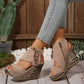 ⏳Begrenzte Zeit 50% Rabatt💥【EU 35-43】👡Damen-Sandalen mit offener Zehenpartie und Plateau-Keilabsatz und Quaste