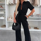 2025 Neu Frauen Jumpsuits mit Gürtel und Knopfleiste💥💥Befristetes Angebot: 50% Rabatt auf Bestellungen