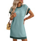 Damen T-Shirt A-Linie Minikleid