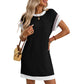 Damen T-Shirt A-Linie Minikleid