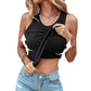 Geripptes Tanktop mit BH für Damen