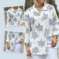 💖Lässiges Hemd mit botanischem Print für Frauen