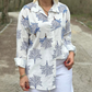 💖Lässiges Hemd mit botanischem Print für Frauen