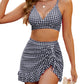 🌸Frühjahr-Sommer-Promotion-Periode! -Dick gestreifter Bikini mit hoher Taille 🌸（49% Rabatt）