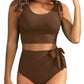 ✨Hot Sale 50% Off 🎀Double Tie High Waist Tummy Control Bikini Set💖