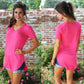 🌟Women's Casual Solid Color V-Neck T-Shirt