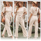 ⏳Zeitlich begrenzter Rabatt💥Jumpsuit mit hoher Taille und weitem Bein für Damen
