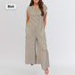 Gestreifter Freizeit-Overall für Damen