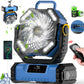 🔥Hot Sale 50% OFF🎁Tragbarer oszillierender Ventilator mit Fernbedienung