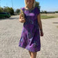 Bedrucktes Kleid aus Leinen und Baumwolle🥰HOT SALE -49% RABATT