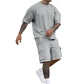 👕 51% RABATT! 🔥 Set aus Freizeit-T-Shirt mit Kurzen Ärmeln & Shorts für Herren – Bequemer Schnitt, Leichter Stoff & Perfekt Für Warme Tage ☀️