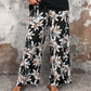 ⏳Begrenzte Zeit 50% Rabatt💥Lässiges Damen-Set mit weiten Hosen und kurzärmligem Oberteil mit Blumenmuster