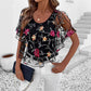 ⏳Begrenzte Zeit 50% Rabatt💥🌸Was soll ich morgen anziehen?💥Bedrucktes Mesh-Patchwork-Top für Frauen