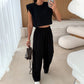 🌸New Arrival 50%OFF💖 Women's Casual Cropped Top & Full-Length Pants Set