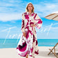 🌞Women’s Floral V-Neck Maxi Dress