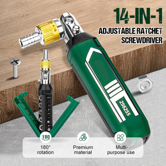 🪛14-in-1 Adjustable Ratchet Screwdriver💥