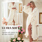 ⏳Zeitlich begrenztes Sonderangebot⏰Weicher flauschiger Bademantel 🧖♀️ – Hautfreundlicher Stoff, wohlige Wärme nach dem Duschen