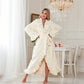 ⏳Zeitlich begrenztes Sonderangebot⏰Weicher flauschiger Bademantel 🧖♀️ – Hautfreundlicher Stoff, wohlige Wärme nach dem Duschen