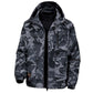 Herren-Kapuzenjacke mit Camouflage-Muster und mehreren Taschen