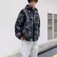 Herren-Kapuzenjacke mit Camouflage-Muster und mehreren Taschen