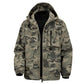Herren-Kapuzenjacke mit Camouflage-Muster und mehreren Taschen