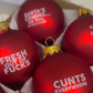 Lustiges Weihnachtsornament