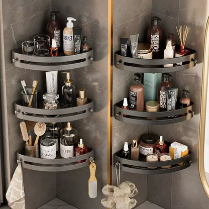 🛀Dreieckiges Badezimmerregal – ein Duschregal, das tatsächlich an seinem Platz BLEIBT und wunderschön aussieht!