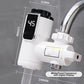 Elektrischer Warmwasserhahn ohne Installation mit Digitalanzeige