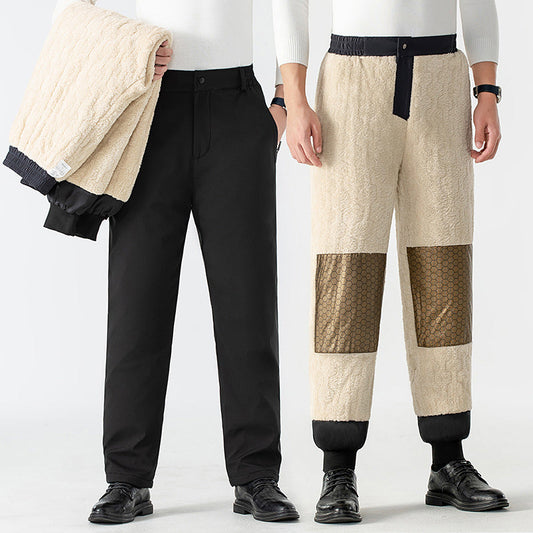 Gefütterte Herren-Thermohose mit Graphen-Kniepolster