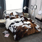 📢📢50 % de réduction !!!🎅Ensemble housse de couette imprimé vache