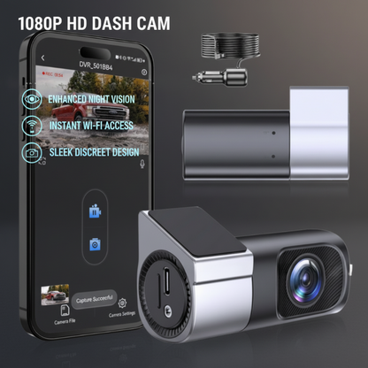 📷1080P HD-Dashcam mit WLAN und Nachtsichtfunktion🚗