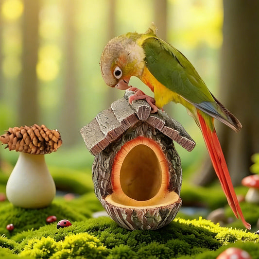 Vogelfutterhaus für den Außenbereich zur Gartendekoration