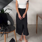 Women's Elegant Wrap Front High Waisted Wide Leg Pants