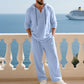 📢📢60 % Rabatt!! ⏰Herren Kapuze Casual Loose Top & Hose 2-teiliges Set