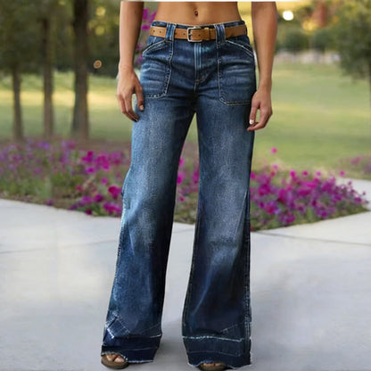 📢📢60 % Rabatt!! ⏰Retro-Jeans für Damen mit Taschen