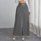 🔥Heißer Verkauf 50 % Rabatt🔥Modische Damenhose mit hoher Taille und weitem Bein